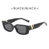 2023 Großhandel Sonnenbrille Retro Kleine Rechteck Frauen Designer V Sonnenbrille Cat Eye Square Damen Shades Gafas De Sol