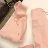 Moda para mujer Sudaderas Pantalones Trajes deportivos Felpa Cálida Sudadera con capucha Pantalones deportivos Conjunto Marcas Chándales para dama