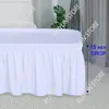 Bed Skirt White Bed Skirt Elastic Band Wrap Around Skirt Home el Bed Skirt Bed Cover Without Surface Couvre Lit Bed Protector 230515