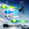 Kayak Goggles Çerçevesiz Antifog Gece Lens Kutusu Seti% 100 UV400 Koruma Snowboard Antislip Kayış Kar Erkekler İçin Kadınlar 231127