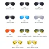 Sunglasses DESIGN Men Classic Pilot Polarized Driving Shield Night Vision Sun Glasses UV400 Protection S8601