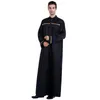 Roupas étnicas homens Islã Ramadã Abaya Arábia Saudita ROPA HOMBRE JUBBA THOBE Roupas muçulmanas soltas caftan peru túnio longo islâmico 3xl