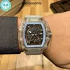 Designer Ri mlies Luxury watchs Automatic Business Mechanical Leisure Rm055 Fully Watch Crystal Case Tape Trend Men 5YYG