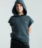Tshirts Nu Kids Summer Sleeveless Cool Boys Clothes Cartoon Tryckt Fashion Designer Children Casual Vest 230427