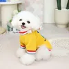 パーカー10pc/lot秋の冬の犬のスウェットシャツ漫画犬コート小犬パーカートップチワワペット犬の服