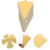 Dinnerware Sets 100 Sheets Triangle Dessert Bases Small Cake Boards Birthday Toppers Cakes Serving Tray Pizza Baseboard Trim