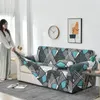 Stoelbedekkingen Geometrie Plaid Sofa Cover Slipcovers Stretch voor woonkamer Elastische bank handdoek 1/2/3/4 zitplaat