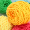 Fabric and Sewing 100gball Chenille Knitting Yarn Soft Ice Strip Line Cotton Yarn DIY Wool Yarn for Hand Knitting Scarf Thick Wool Yarn Wholesale 231127