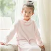 Pyjama's Kinderen Meisjes Lolita Jurk Flanel Prinses Slaapshirts Vintage Kraag Nachthemden Kinderen Peuter Nachthemd Loungewear 231128