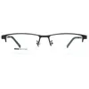 Sunglasses Vazrobe Oversized Reading Glasses Men Semi Rimless Eyeglasses Frame Male Business Black Grey Spectacles Presbyopic Anti Blue