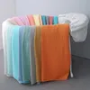Filtar Swaddling Swaddle Wrap Sleepsack Soild Color Bath Thandduk Täcke Kläder för född baby shower Presentföremål 231127