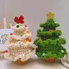 Jouet de noël mignon au crochet, arbre de noël, décoration de la maison, arbre de noël et lumière, cadeau pour enfants 231128