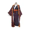 Costumi anime Roronoa Zoro Costumi cosplay Anime Wano Country Cosplay Kimono Robe Mantello Cintura Completo Suit Wano Kuni Regalo di Natale Zoro Outfit zln231128