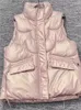 Vrouwen Trenchcoats Mode Parka Voor Vrouwen Herfst Winter 2023 Mouwloos Koreaanse Solid Trekkoord Vest Dames Chic Casual