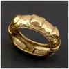 Bangle Trendy Chunky Statement Vintage Bracelet Antique Gold Plating Gothic Style Fashion For Women Girlfriend Gift