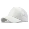 Ball Caps Trucker Cap Glitter Baseball Hat Visor Plain Buns Messy unisex jego oświetlone niskie czapki profilowe dla mężczyzn