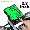 Bike Computers 2.8" Bicycle Computer Wireless Wired Bike Computer Rainproof Speedometer Odometer Stopwatch for Cycling Accessories 2.0'' option 231127