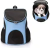 Cat Carriers Sac à dos pour chien avec ventilation en maille Respirant pour petits chiens Chats Voyageant Randonnée Camping Marche Sacs pour animaux de compagnie en plein air