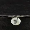 Hanger kettingen mode zeemeermin roestvrijstalen shell ketting ketting voor vrouwen strand zilveren kleurstatement ketting n18303S08