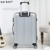 Nouveau 20/22/24 pouces bagages roulants sipnner roues femmes valise de voyage hommes mode populaire chariot bagages boîte de mot de passe ABS + PC boîtes à air sacs, accessoires de bagages air