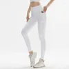 Pantaloni attivi QieLe Nessuna linea imbarazzante Yoga per donna Collant a vita alta Fianchi sollevati Legging lungo Sport