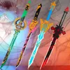 Julleksak levererar samurai svärd byggstenar anime ninja vapen modellmontering tegelstenar pojkar idé skrivbord dekoration barn gåvor 231128