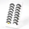 3 PCFalse Cils 10/8/5/3Pairs Multipack 3D Mink Lashes Faux Cils Faits À La Main Wispy Fluffy Fake Lash Outils De Maquillage Des Yeux Naturels Faux Eye Lashes Z0428