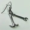 Dangle Earrings Geekery Hammer and Wrench Mechanic Science Tool Monder