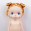 Dolls 16cm Bjd Nude Doll 13 Joints Mini Baby Short Boy Hair Blue Eyes Naked Body Dress Up Fashion for Girls Gift DIY Toys 230427