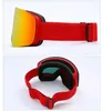 Kayak Goggles Profesyonel Kış Manyetik Hızlı Değişim Lens Kayak Gözlük Çift Katmanları Antifog Snowboard Ekipmanı 231127