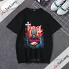 Men's T Shirts Ghost Band AB Graphic T-shirt Unisex Harajuku Summer Short Sleeve Women's Funny Clothing