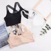 Completo da yoga, spalline incrociate sexy sul retro, reggiseno sportivo, antiurto, traspirante, fitness, corsa, palestra, gilet sportivo