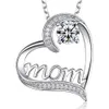 Colliers pendentif dôme caméras pendentif collier évider coeur lettre bijoux exquis brillant lustre collier pour la fête des mères AA230428