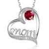 Colliers pendentif dôme caméras pendentif collier évider coeur lettre bijoux exquis brillant lustre collier pour la fête des mères AA230428