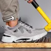 Botas sapatos de segurança de trabalho homens antismash antistab tênis de aço toe masculino bota indestrutível 231128