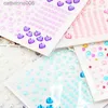 Tattoos Colored Drawing Stickers Diamond Tattoo Gemstone Acrylic Eye Shadow Sticker Holiday Party Jewels Decoration Face Body Makeup Nail Art Adhesive Kids MakeuL