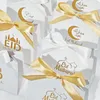 Present Wrap Eid Mubarak Box Chocolate Candy Boxes Ramadan Packaging Decor Islamic Muslim Festival Party Supplies