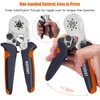 Tang Ferrule Crimping Tool Kit AWG237 Selfadjustable Ratchet Wire Single Crimping Tool Kit Plier Tool Set Wire Crimp Wire Terminal