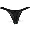 Uomo Mesh Tangas G string Intimo ultrasottile Perizoma Jock Strap T-Back Bold Gay Intimo in posa Tanga sexy