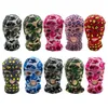 Beanie Skull Caps Ski Knitted Warm Full Face Mask Winter Camouflage Riding 2 3 hole Balaclava Hat Dropship 231127