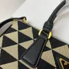 Designer Tote Bag Classic style Triangle pattern Symbol Travel Handbag crossbody bag Lady Fashion Women's Shoulder Hollow Beach Bag