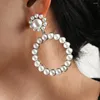 Boucles d'oreilles pendantes, vente en gros, 6 paires, cerceau de perles, cercle perlé, pour vacances, saint-valentin, mariage ou usage quotidien, vente en gros