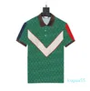 2023-Mens Designer Polos T Shirts Tops Lettre Complète Imprimé À Manches Courtes D'été T-shirt Homme Pull Polo Mode