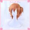 Feestartikelen Anime Yarichin Club Kyousuke Yaguchi Cosplay Pruik Paardenstaart Oranje Kort Hittebestendig Synthetisch Haar Halloween