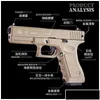 Gun Toys Gun Toys G17 Soft Pistol Manual Toy Foam Dart Blaster Realistic Shooting Model Armas Pneumatic For Adts Boys Outdoor Game Dro DHHFM