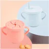 Cups, Dishes & Utensils Cups Dishes Utensils 468Pcs Baby Soft Sile Bib Dinner Plate Suction Cup Bowl Spoon Fork Set Non-Slip Food Grad Dhukh