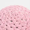 Stingy Brim Hats Korean Japan Niche Design Cotton Sticked Crochet Bucket Fisherman Women's Sweet Handmade Hollow Basin Beanie 230427