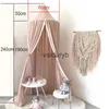 Krippe Netting Ins Baby Zimmer dekor Moskitonetz Kid bett vorhang baldachin Runde zelt baldachin 240 cm schlafzimmer mädchen cotvaiduryb