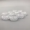 3 gram Plastic Pot Jars bottle 3ML Small Containers With Lids For Cosmetics Makeup Cream Eye Shadow Nails Powder Jewelry Wax Twjah