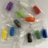 510 Silicone Rubber Disposable Drip Tips Mouthpiece Colorful Silicone testing caps Tester with individual package for kit ZZ